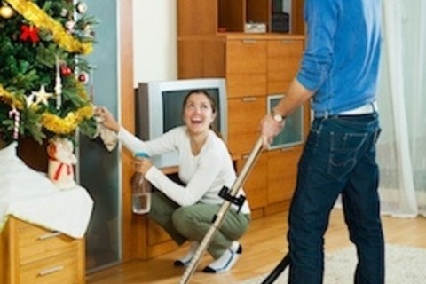 Keep carpet and furniture protected during holidays.