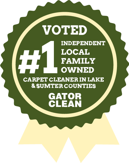 Voted #1 Local, Family Owned Carpet Cleaner in Lake & Sumter Counties